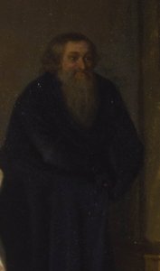 De majoor doet een huwelijksaanzoek Inspectie van een bruid in het huis van een koopman